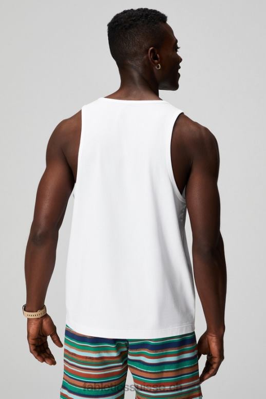 Hommes le réservoir 24-7 B0B6R3379 blanc classique Fabletics