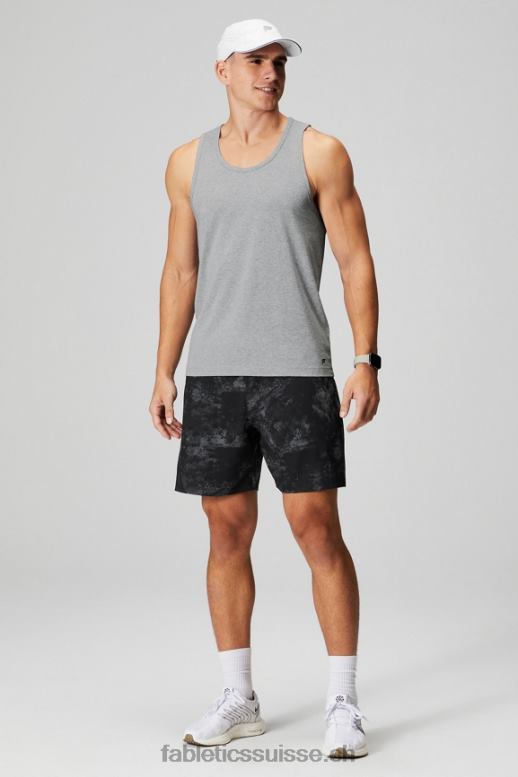Hommes le réservoir 24-7 B0B6R3380 gris chiné classique Fabletics