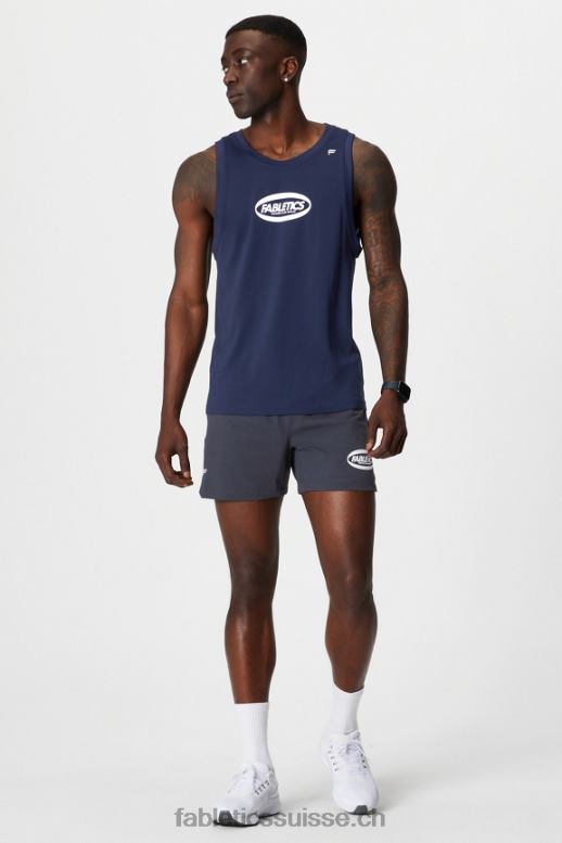 Hommes le réservoir de la journée d\'entraînement B0B6R3388 ovale marine Fabletics