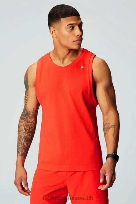 Hommes le réservoir de la journée d'entraînement B0B6R3390 lueur de feu Fabletics