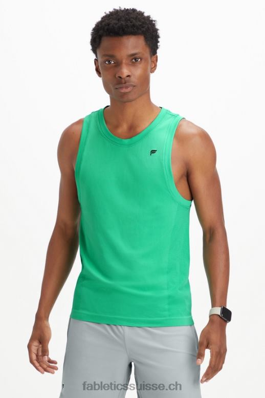 Hommes le réservoir de la journée d'entraînement B0B6R3394 vert essentiel Fabletics