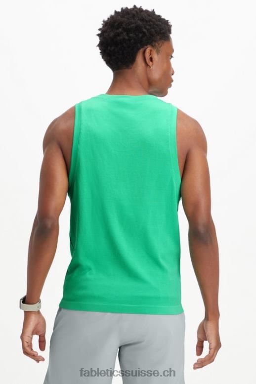 Hommes le réservoir de la journée d\'entraînement B0B6R3394 vert essentiel Fabletics