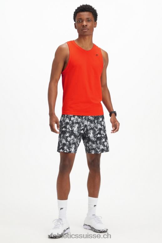 Hommes le réservoir de la journée d\'entraînement B0B6R3395 rouge flamboyant explosé Fabletics