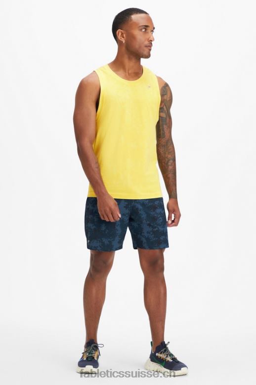 Hommes le réservoir de la journée d\'entraînement B0B6R3396 or du désert lavé Fabletics
