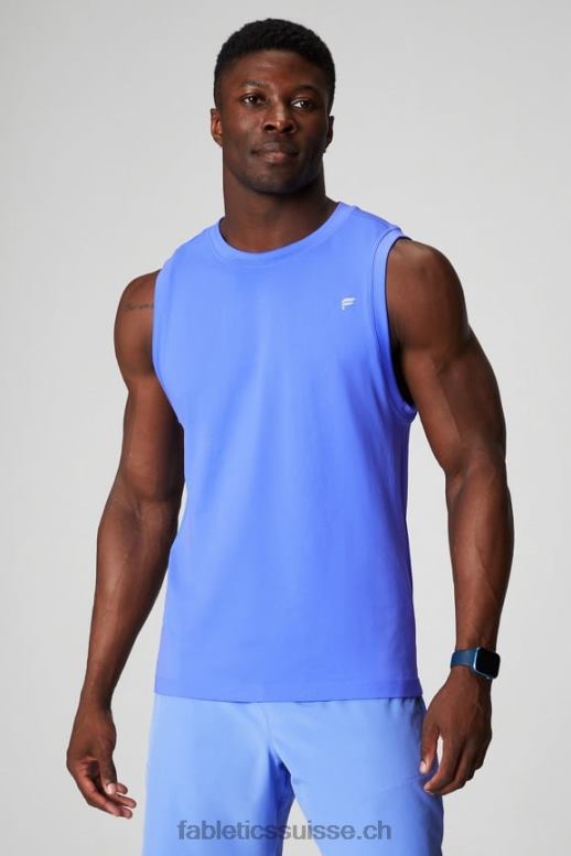 Hommes le réservoir musculaire de la journée d'entraînement B0B6R3370 punch pervenche Fabletics