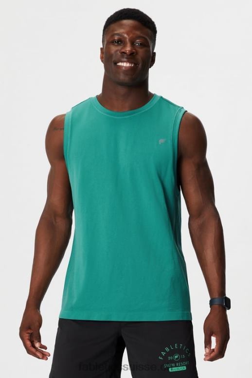 Hommes le réservoir musculaire de la journée d'entraînement B0B6R3371 marée de miami Fabletics