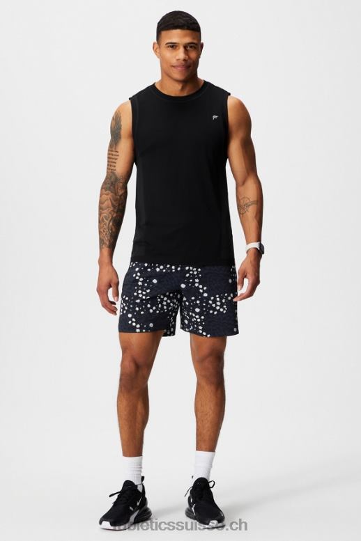 Hommes le réservoir musculaire de la journée d\'entraînement B0B6R3372 noir Fabletics