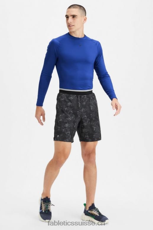Hommes la couche de base ls tee B0B6R3620 bleu français Fabletics