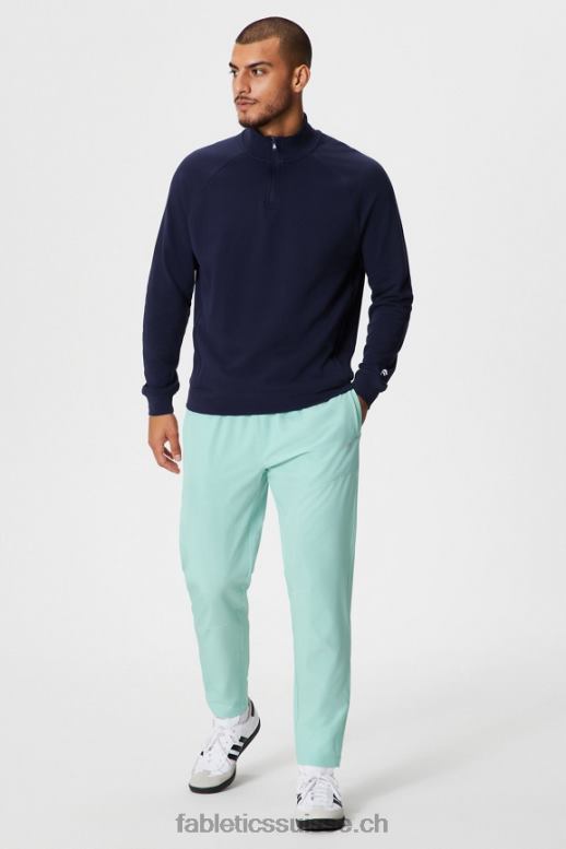 Hommes la fermeture éclair 1/4 légère B0B6R3575 bleu marine profond Fabletics