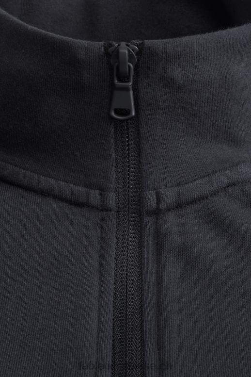 Hommes la fermeture éclair 1/4 légère B0B6R3577 noir Fabletics