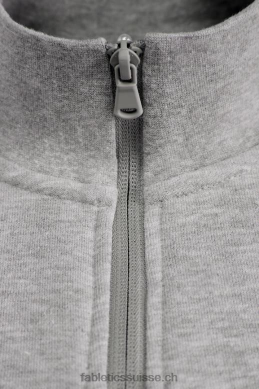 Hommes la fermeture éclair 1/4 légère B0B6R3578 htr gris moyen Fabletics