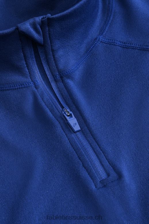 Hommes la journée d\'entrainement 1/4 zip B0B6R3592 bleu français Fabletics