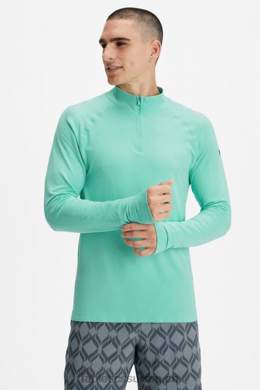Hommes la journée d'entrainement 1/4 zip B0B6R3593 brume de menthe Fabletics