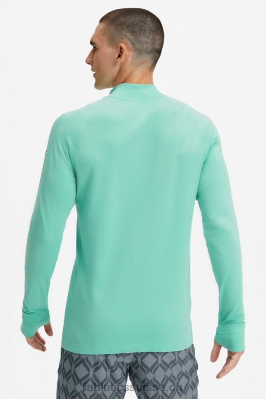 Hommes la journée d\'entrainement 1/4 zip B0B6R3593 brume de menthe Fabletics