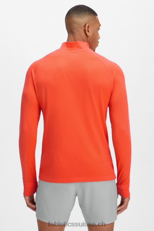 Hommes la journée d\'entrainement 1/4 zip B0B6R3596 flamme brillante Fabletics