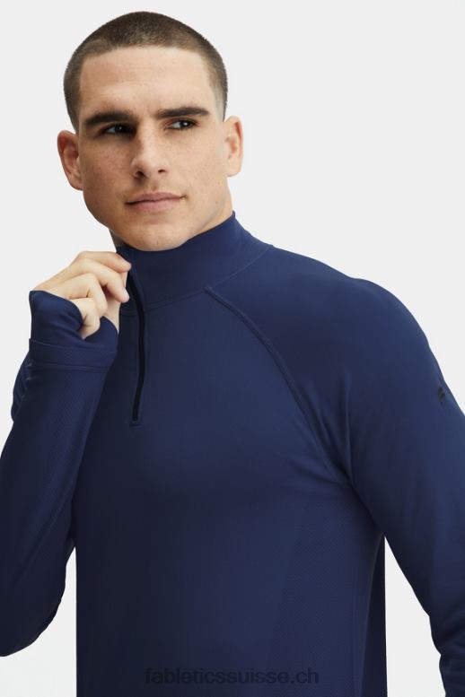 Hommes la journée d\'entrainement 1/4 zip B0B6R3597 marine classique Fabletics