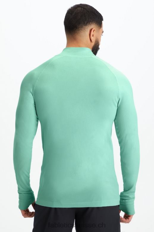 Hommes la journée d\'entrainement 1/4 zip B0B6R3598 menthe fraîche Fabletics