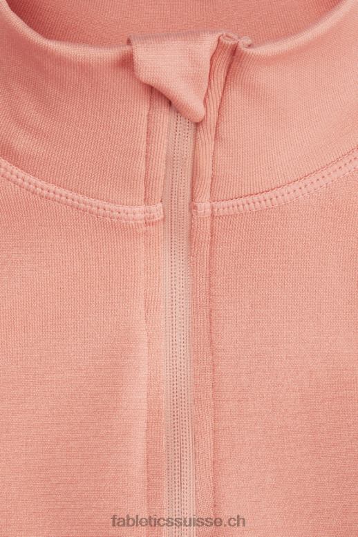 Hommes la journée d\'entrainement 1/4 zip B0B6R3600 l\'argile toscane a explosé Fabletics