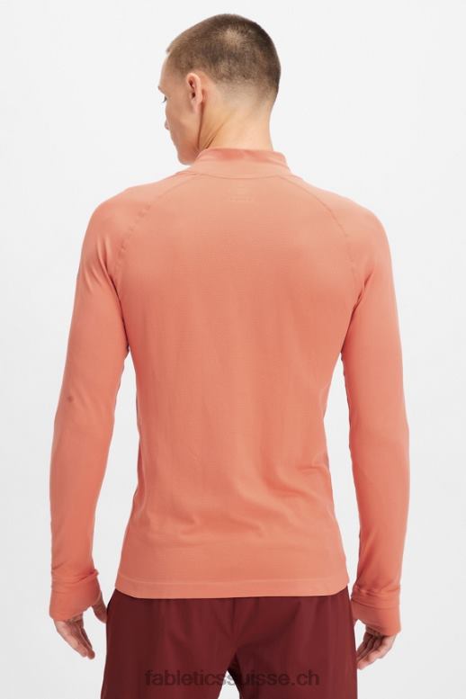 Hommes la journée d\'entrainement 1/4 zip B0B6R3601 argile de grès Fabletics