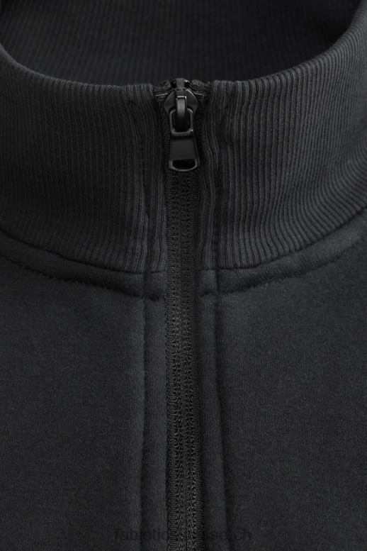 Hommes le go-to 1/4 zip 187 B0B6R3607 noir Fabletics