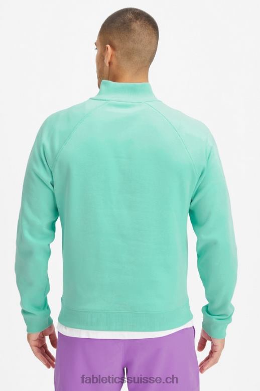 Hommes le go-to 1/4 zip 187 B0B6R3608 brume de menthe Fabletics