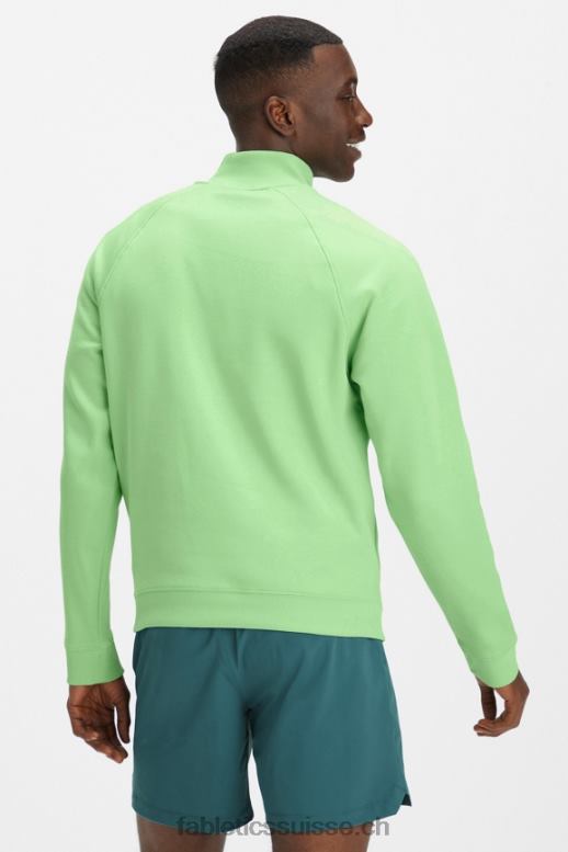 Hommes le go-to 1/4 zip 187 B0B6R3609 wasabi Fabletics
