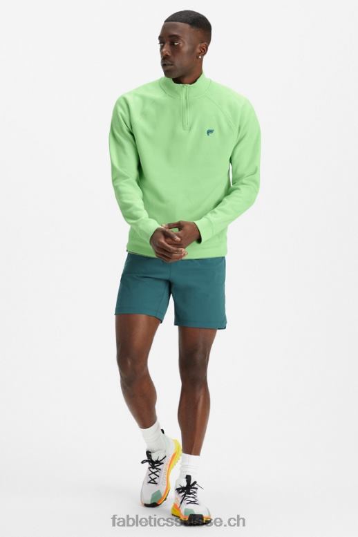 Hommes le go-to 1/4 zip 187 B0B6R3609 wasabi Fabletics