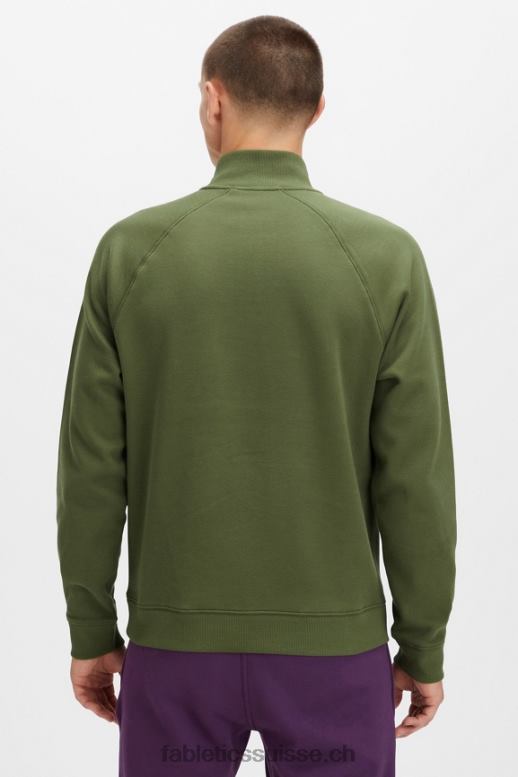 Hommes le go-to 1/4 zip 188 B0B6R3610 mousse noire Fabletics