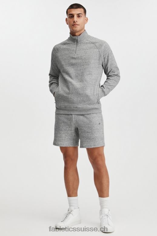 Hommes le go-to 1/4 zip 188 B0B6R3614 htr gris moyen Fabletics
