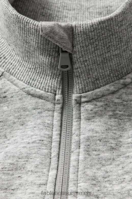Hommes le go-to 1/4 zip 188 B0B6R3614 htr gris moyen Fabletics