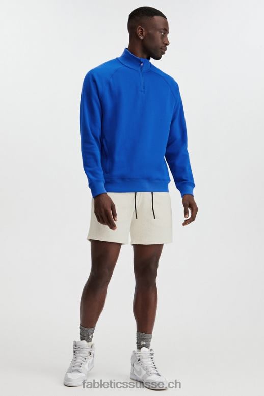 Hommes le go-to 1/4 zip 189 B0B6R3615 bleu classique Fabletics
