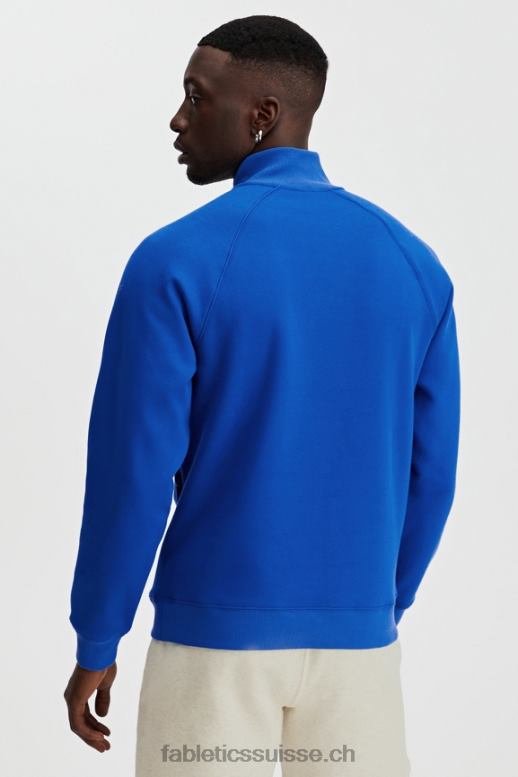 Hommes le go-to 1/4 zip 189 B0B6R3615 bleu classique Fabletics