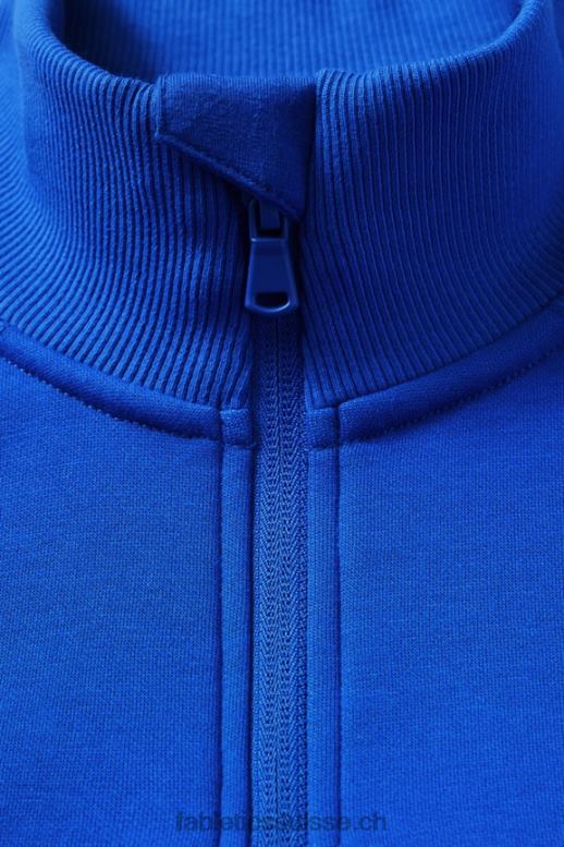 Hommes le go-to 1/4 zip 189 B0B6R3615 bleu classique Fabletics