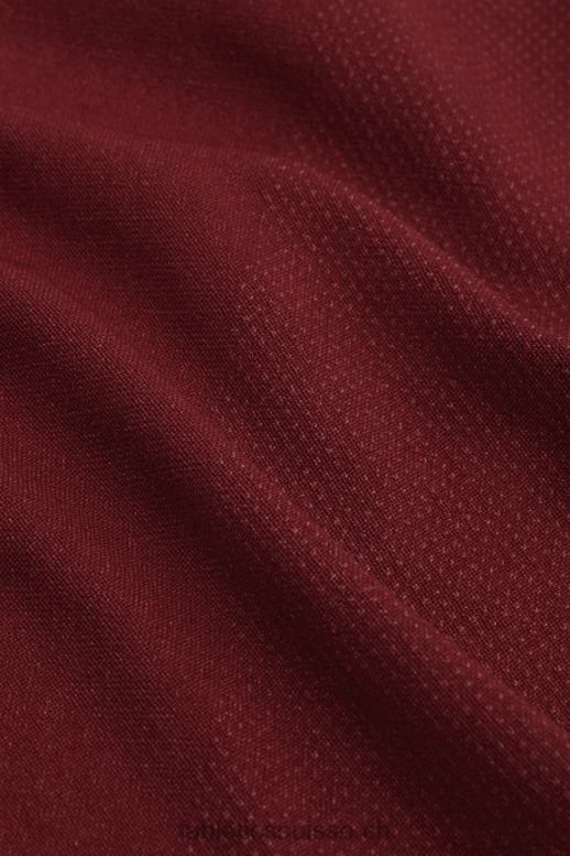 Hommes le t-shirt à manches longues de la journée d\'entraînement B0B6R3563 rouge adrénaline Fabletics