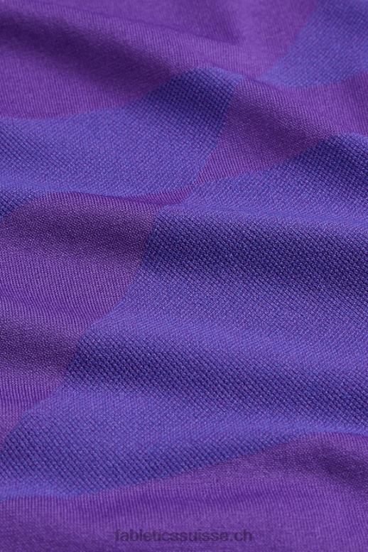 Hommes le t-shirt à manches longues de la journée d\'entraînement B0B6R3567 violet foncé abstrait f Fabletics