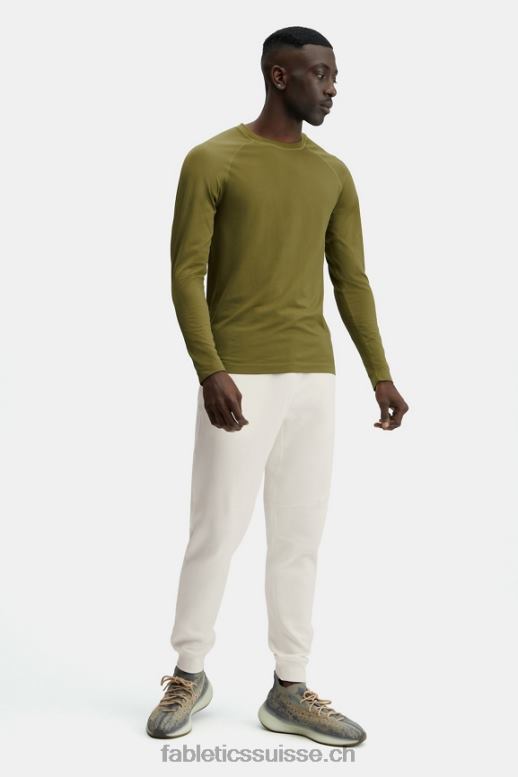 Hommes le t-shirt à manches longues de la journée d\'entraînement B0B6R3571 varech Fabletics