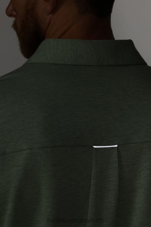 Hommes le tableau de bord à manches longues boutonné B0B6R3583 bruyère néo olive Fabletics