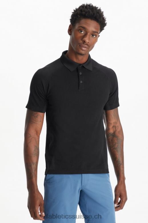 Hommes la journée d'entraînement polo 167 B0B6R3405 noir Fabletics