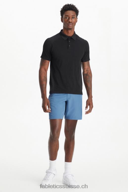 Hommes la journée d\'entraînement polo 167 B0B6R3405 noir Fabletics