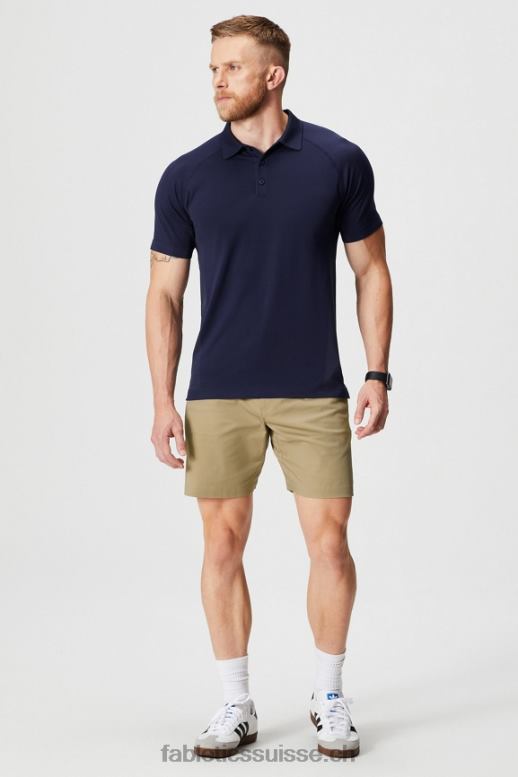 Hommes la journée d\'entraînement polo 167 B0B6R3408 bleu marine profond Fabletics