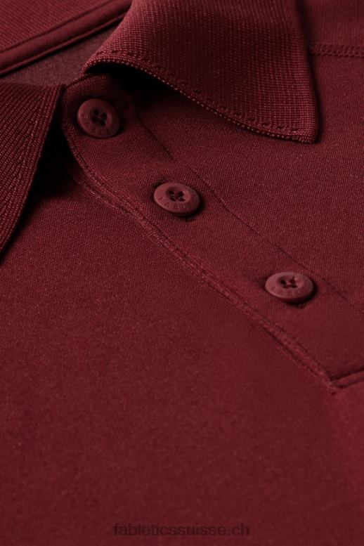 Hommes la journée d\'entraînement polo 168 B0B6R3410 rouge adrénaline Fabletics