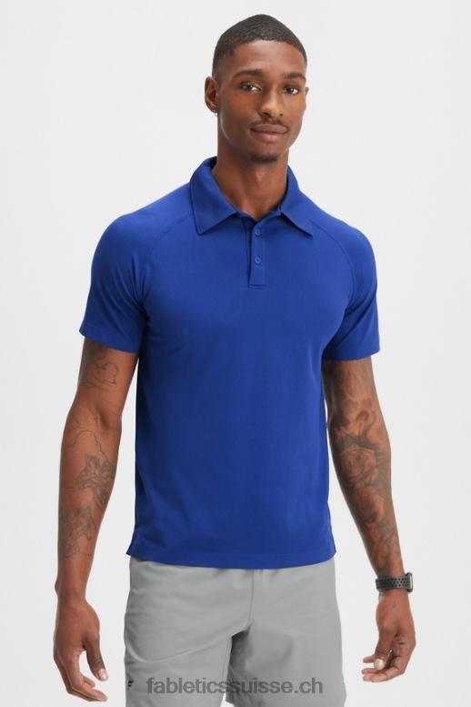Hommes la journée d'entraînement polo 168 B0B6R3411 bleu français Fabletics