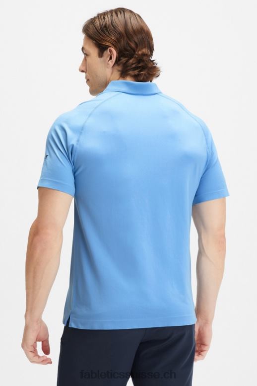 Hommes la journée d\'entraînement polo 168 B0B6R3412 surf bleu Fabletics