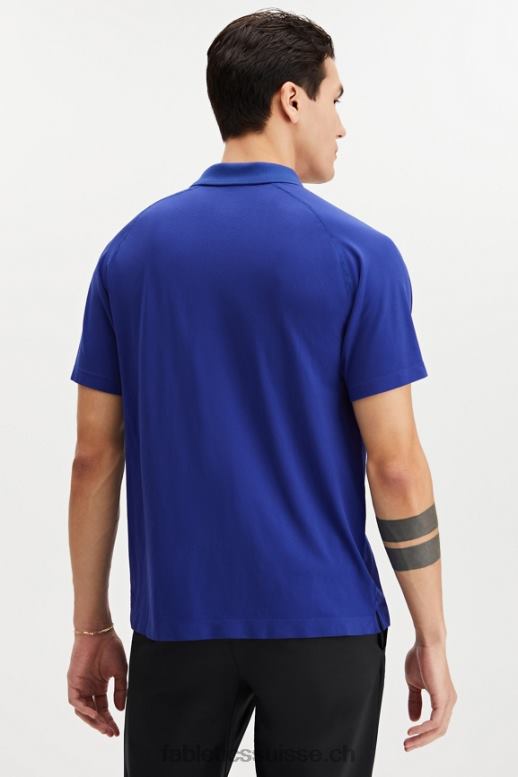 Hommes la journée d\'entraînement polo 169 B0B6R3415 bleu carbone Fabletics
