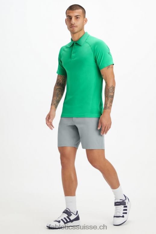 Hommes la journée d\'entraînement polo 169 B0B6R3417 vert essentiel Fabletics