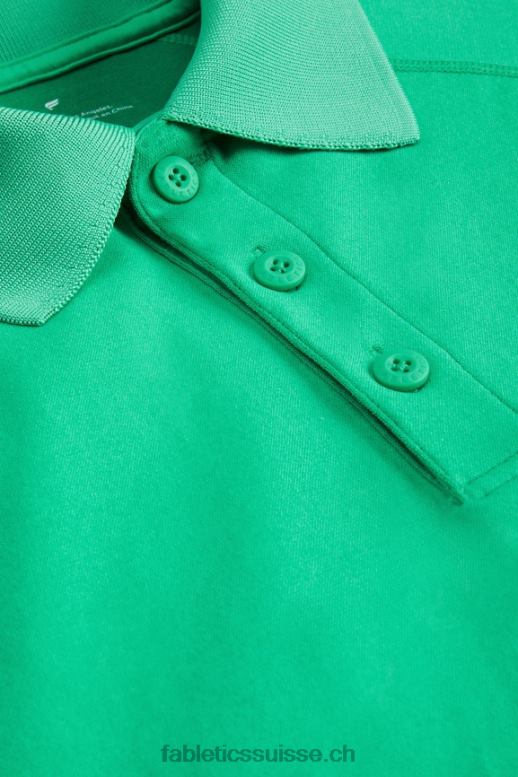 Hommes la journée d\'entraînement polo 169 B0B6R3417 vert essentiel Fabletics