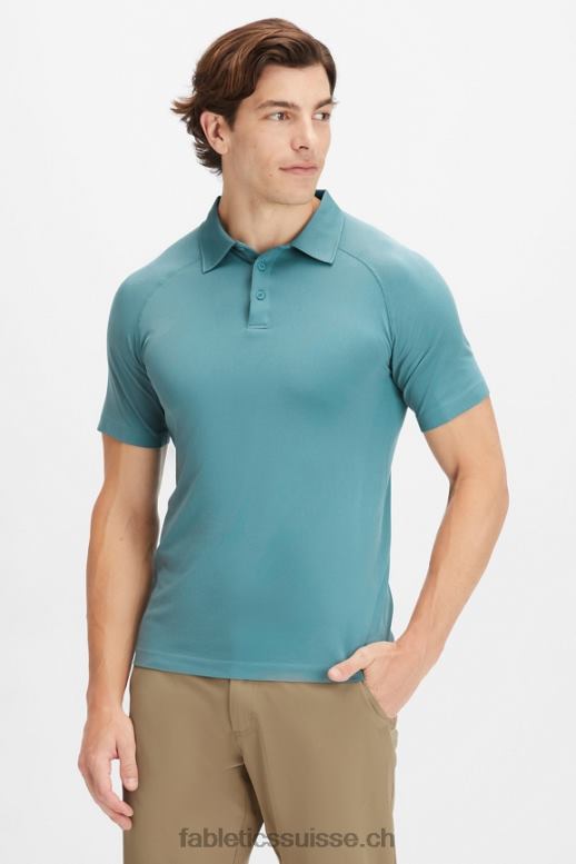 Hommes la journée d'entrainement polo 170 B0B6R3421 vague arctique Fabletics