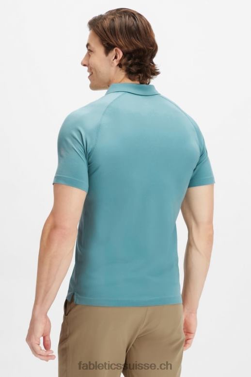 Hommes la journée d\'entrainement polo 170 B0B6R3421 vague arctique Fabletics