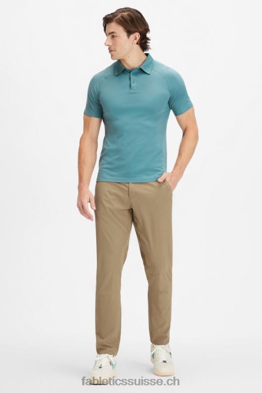 Hommes la journée d\'entrainement polo 170 B0B6R3421 vague arctique Fabletics