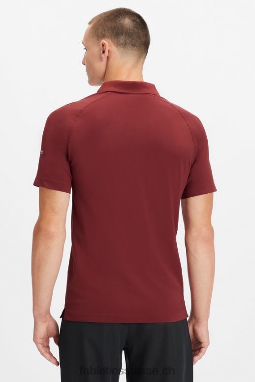 Hommes la journée d\'entrainement polo 170 B0B6R3422 sang de boeuf Fabletics